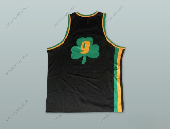 CUSTOM ANY Name Number 1972 RUCKER PARK SHAMROCKS 9 BLACK BASKETBALL JERSEY Top Stitched S-6XL