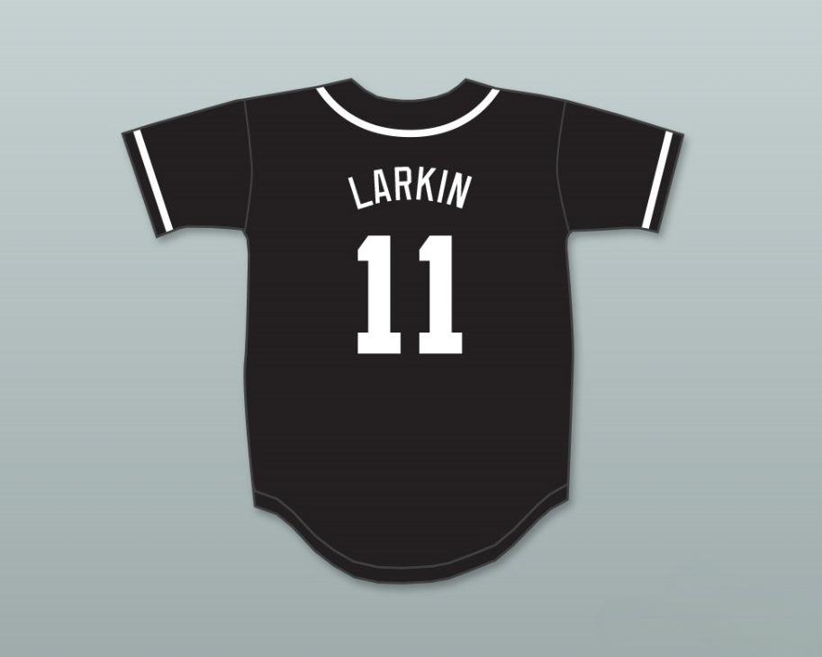 Custom Any Name Number BARRY LARKIN 11 AARDVARKS BASEBALL JERSEY 1ST ANNUAL ROCK N' JOCK DIAMOND DERBY Top Stitched S-6XL