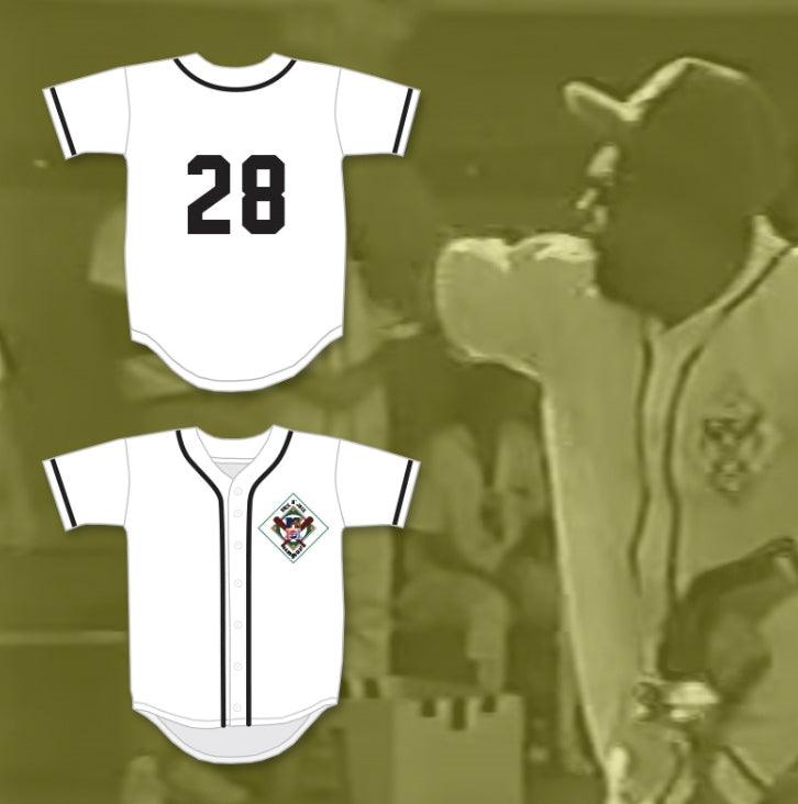 Custom Any Name Number TONE-LOC 28 SALAMANDERS BASEBALL JERSEY 1ST ANNUAL ROCK N' JOCK DIAMOND DERBY 1990 Top Stitched S-6XL