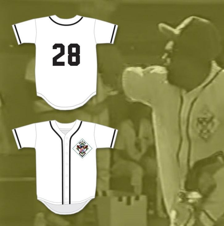 Custom Any Name Number TONE-LOC 28 SALAMANDERS BASEBALL JERSEY 1ST ANNUAL ROCK N' JOCK DIAMOND DERBY 1990 Top Stitched S-6XL