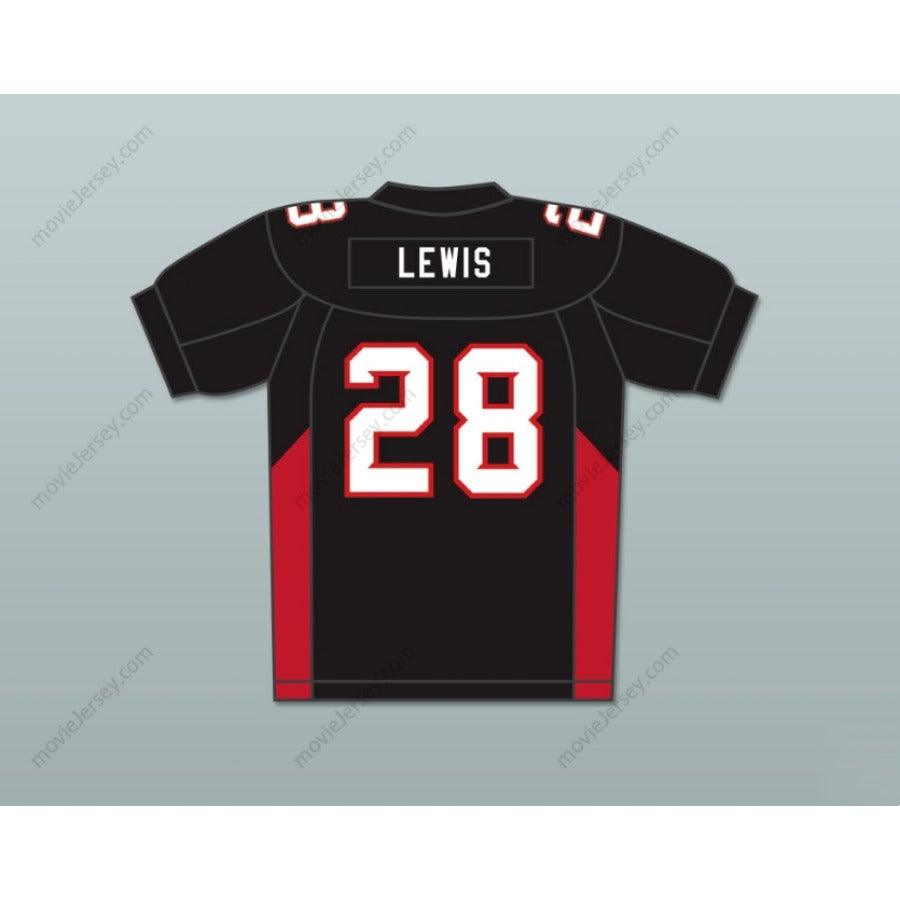CUSTOM ANY Name Number 28 LEWIS MEAN MACHINE CONVICTS FOOTBALL JERSEY INCLUDES PATCHES Top Stitched S-6XL