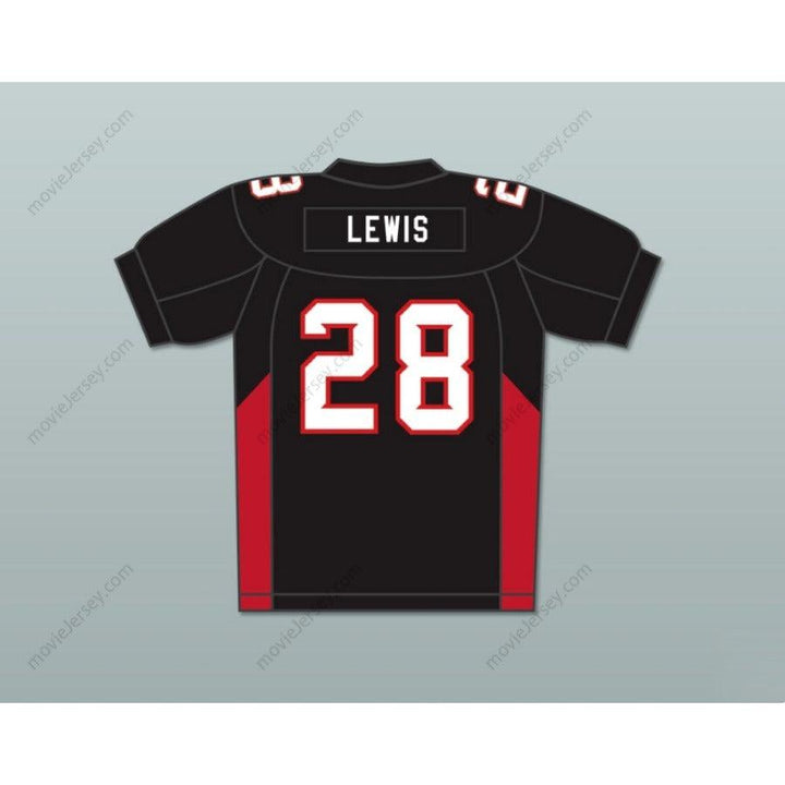 CUSTOM ANY Name Number 28 LEWIS MEAN MACHINE CONVICTS FOOTBALL JERSEY INCLUDES PATCHES Top Stitched S-6XL