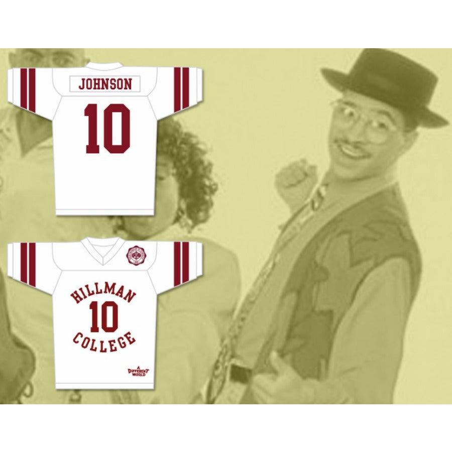 CUSTOM ANY Name Number RONALD RON JOHNSON 10 HILLMAN COLLEGE Top Stitched S-6XL