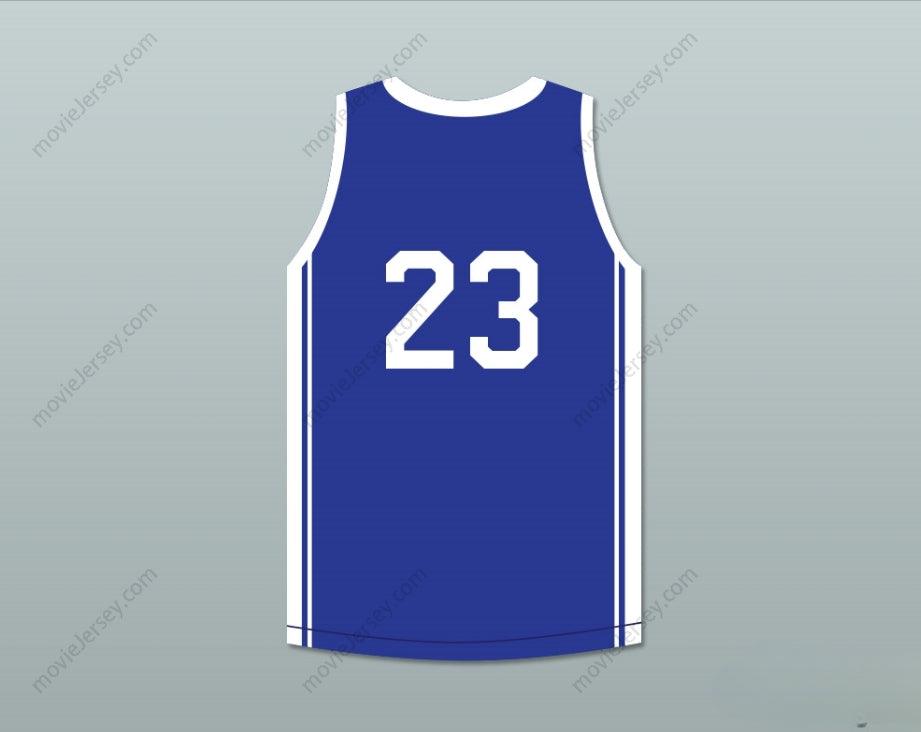 CUSTOM ANY Name Number ANTHONY DAVIS 23 PERSPECTIVES CHARTER SCHOOL BLUE BASKETBALL JERSEY Top Stitched S-6XL