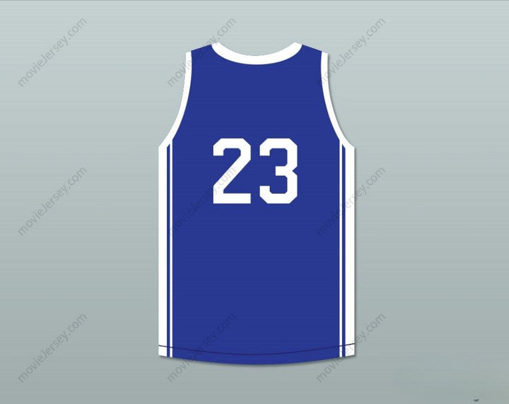 CUSTOM ANY Name Number ANTHONY DAVIS 23 PERSPECTIVES CHARTER SCHOOL BLUE BASKETBALL JERSEY Top Stitched S-6XL