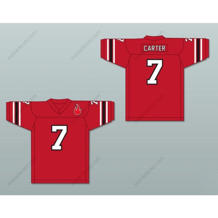 CUSTOM ANY Name Number 1974 WFL VIRGIL CARTER 7 CHICAGO FIRE Football Jersey Top Stitched S-6XL
