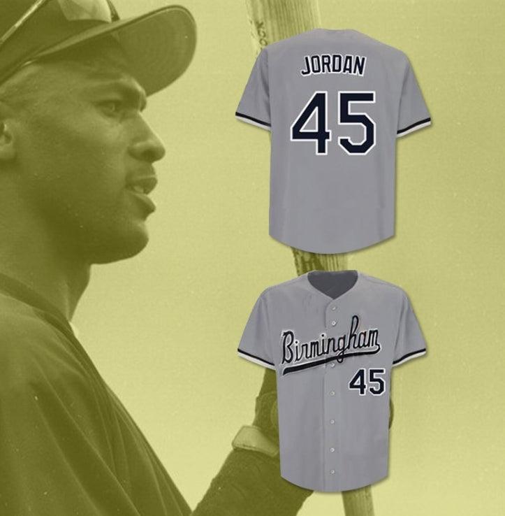 Custom Any Name Number MICHAEL 45 BIRMINGHAM BARONS BASEBALL JERSEY STITCH SEWN NEW Top Stitched S-6XL