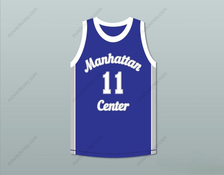 CUSTOM ANY Name Number RAPPER CAMERON GILES 11  CENTER RAMS BLUE BASKETBALL JERSEY Top Stitched S-6XL