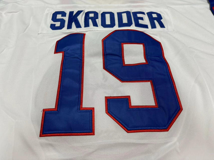 Custom Any Name Number PER-AGE SKRODER TEAM NORWAY HOCKEY JERSEY Stitched Top Stitched S-6XL