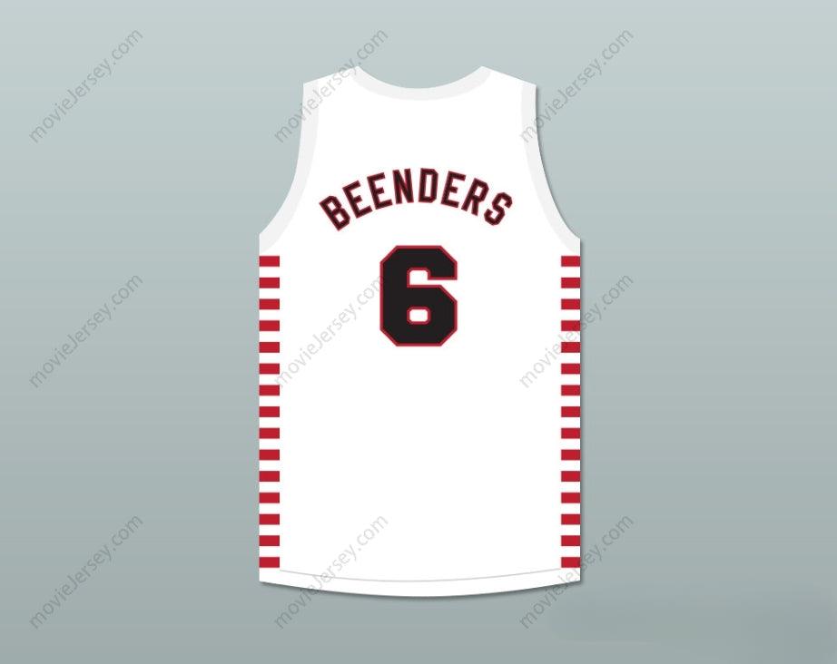CUSTOM ANY Name Number HANK BEENDERS 6 PROVIDENCE STEAMROLLERS WHITE BASKETBALL JERSEY WITH PATCH 1 Top Stitched S-6XL