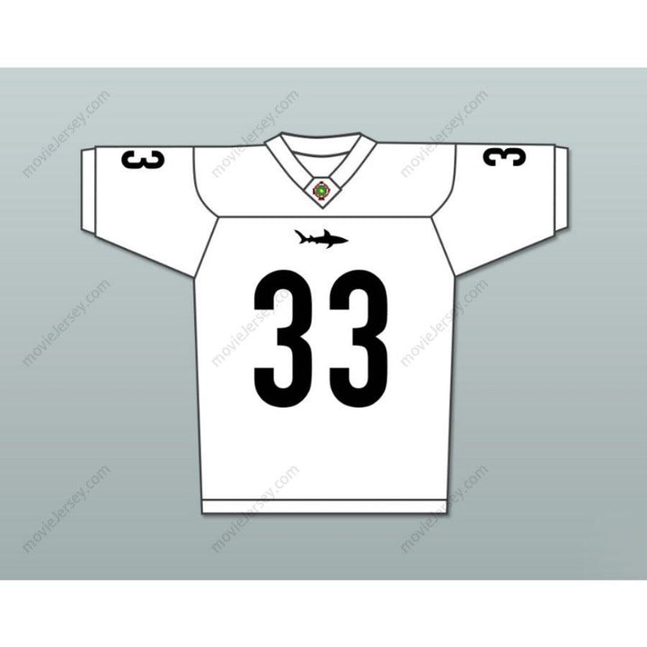 CUSTOM ANY Name Number LL COOL J JULIAN WASHINGTON 33 MIAMI SHARKS Football Jersey Top Stitched S-6XL