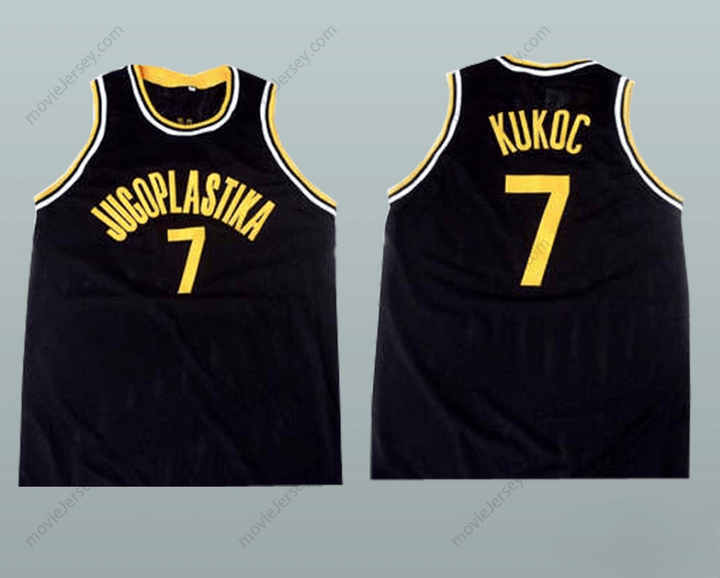 CUSTOM ANY Name Number TONI KUKOC JUGOPLASTIKA BASKETBALL JERSEY STITCH SEWN NEW Top Stitched S-6XL