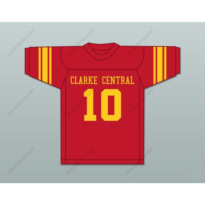 CUSTOM ANY Name Number FRAN TARKENTON 10 CLARKE CENTRAL HIGH SCHOOL GLADIATORS Football Jersey Top Stitched S-6XL