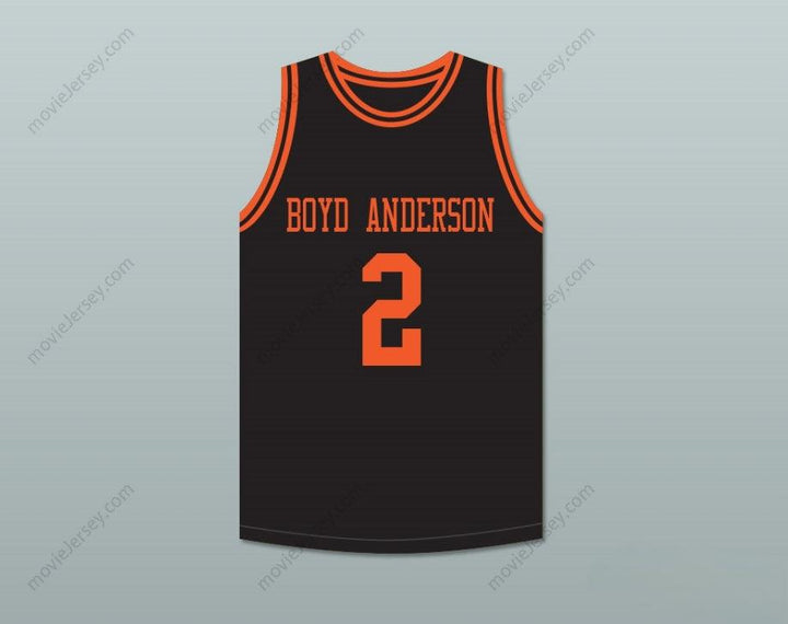 CUSTOM ANY Name Number MITCH RICHMOND 2 BOYD H.  HIGH SCHOOL COBRAS BLACK BASKETBALL JERSEY Top Stitched S-6XL