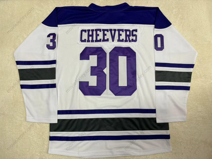 Custom Any Name Number WHA 1972-73 CLEVELAND CRUSADERS GERRY CHEEVERS 30 HOME HOCKEY JERSEY Stitched Top Stitched S-6XL