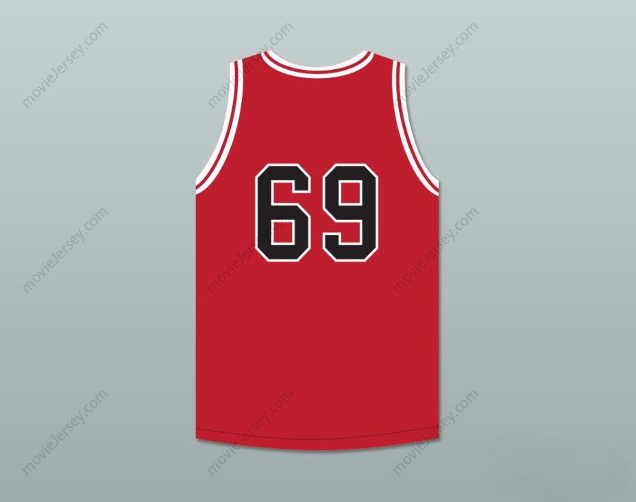 CUSTOM ANY Name Number DRIBBLERS 69 RED BASKETBALL JERSEY Top Stitched S-6XL