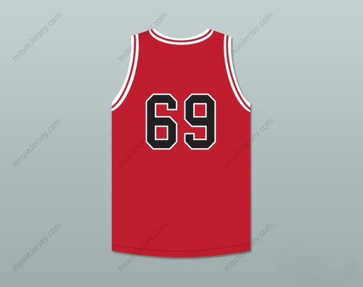 CUSTOM ANY Name Number DRIBBLERS 69 RED BASKETBALL JERSEY Top Stitched S-6XL