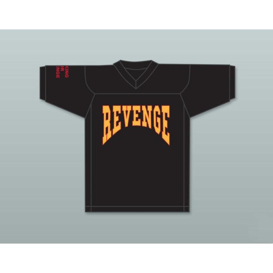 CUSTOM ANY Name Number DRAKE REVENGE SUMMER SIXTEEN LOOKING FOR REVENGE BLACK FOOTBALL JERSEY Top Stitched S-6XL