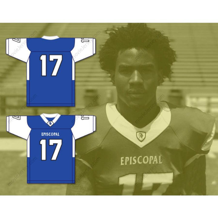 CUSTOM ANY Name JAYLEN WADDLE 17 EPISCOPAL HIGH SCHOOL Football Jersey Top Stitched S-6XL