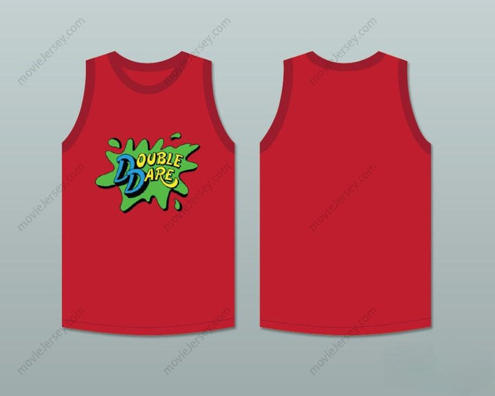 CUSTOM ANY Name Number DOUBLE DARE RED TEAM BASKETBALL JERSEY Top Stitched S-6XL