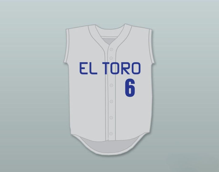 Custom Any Name Number MATT CHAPMAN 6 EL TORO HIGH SCHOOL CHARGERS GRAY BASEBALL JERSEY 1 Top Stitched S-6XL