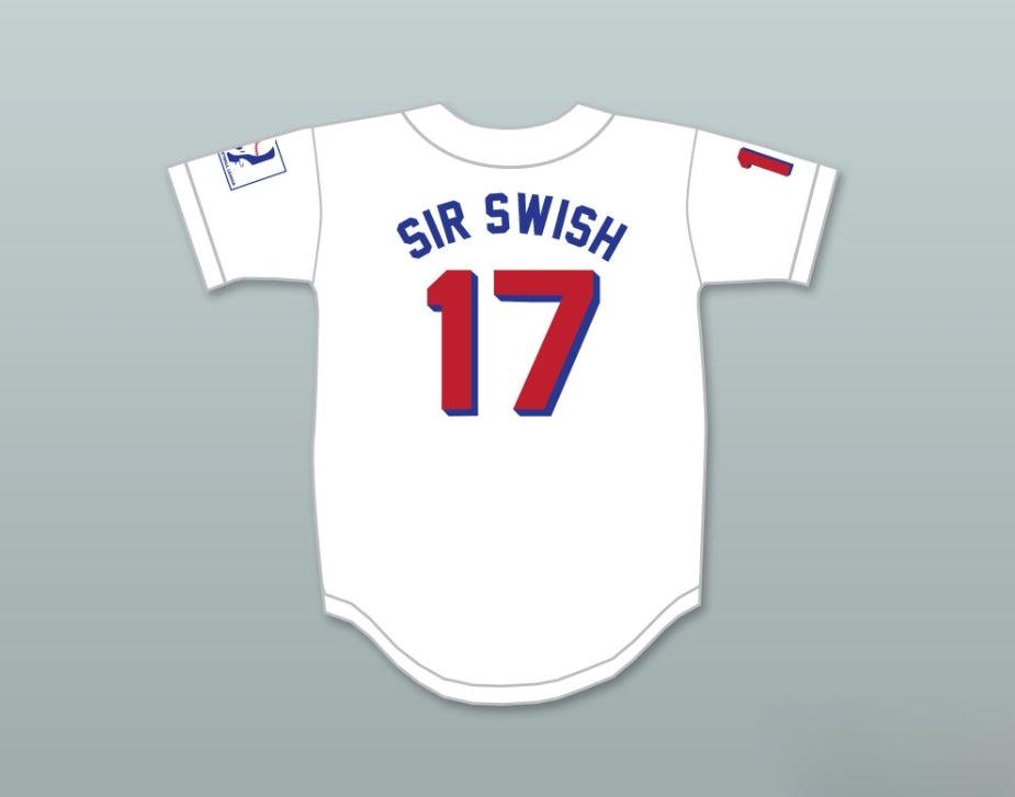 Custom Any Name Number DOUG 'SIR SWISH' REMER 17  BEERS BASEKETBALL WHITE BASEBALL JERSEY Top Stitched S-6XL