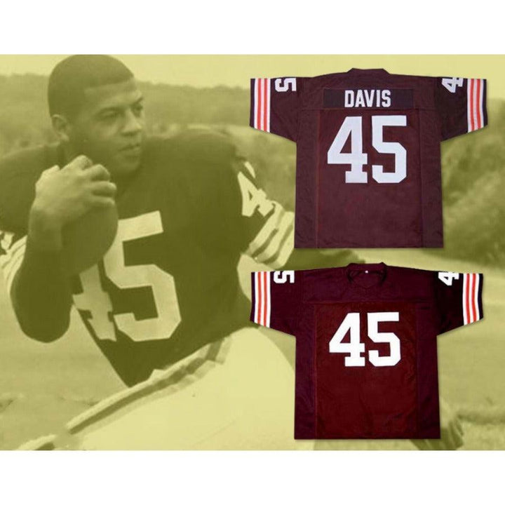 CUSTOM ANY Name Number THE EXPRESS 45 THE ERNIE DAVIS STORY MOVIE Football Jersey Top Stitched S-6XL
