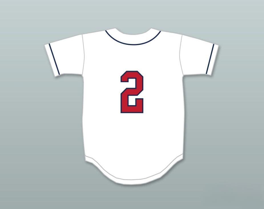 Custom Any Name Number GEORGE SPRINGER 2   OLD FARMS SCHOOL WINGED BEAVERS WHITE BASEBALL JERSEY 1 Top Stitched S-6XL