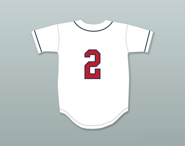 Custom Any Name Number GEORGE SPRINGER 2   OLD FARMS SCHOOL WINGED BEAVERS WHITE BASEBALL JERSEY 1 Top Stitched S-6XL