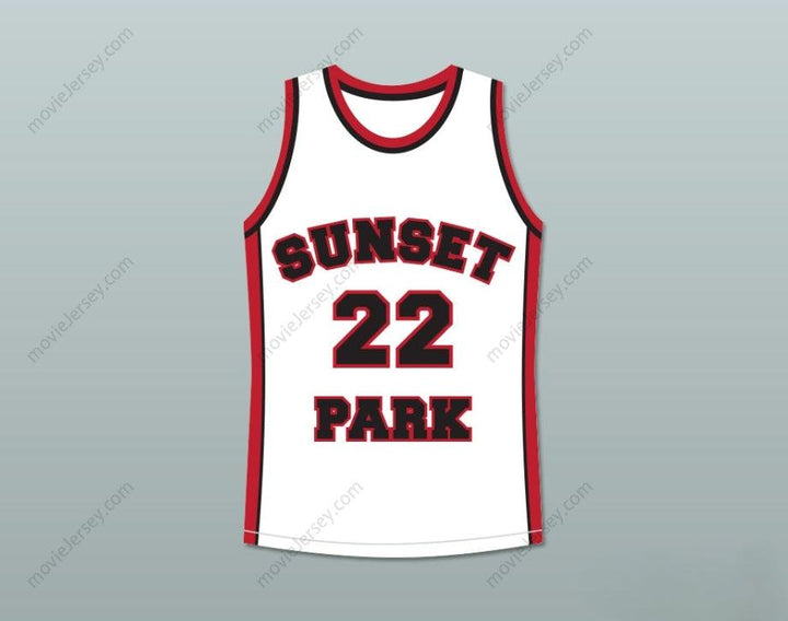 CUSTOM ANY Name Number ANTWON TANNER DRANO 22 SUNSET PARK WHITE BASKETBALL JERSEY Top Stitched S-6XL