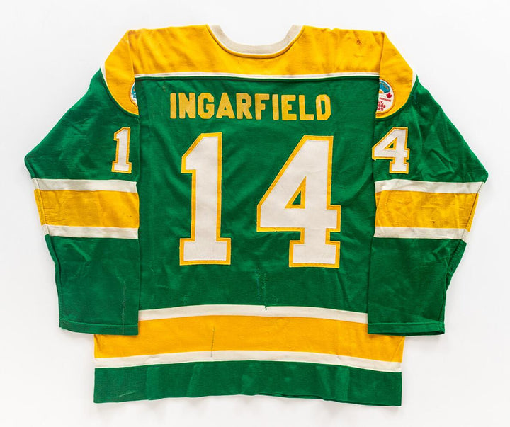 Custom Earl Ingarfield Jr's Circa-1975 Lethbridge Broncos Game-Worn HOCKEY JERSEY