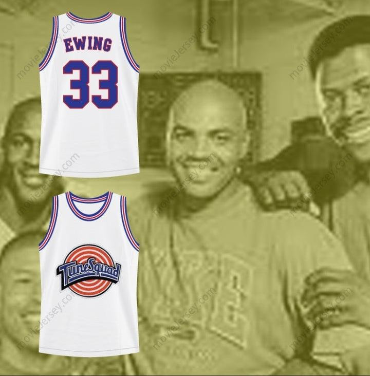 CUSTOM ANY Name Number SPACE JAM TUNE SQUAD PATRICK EWING BASKETBALL JERSEY STITCH SEWN NEW Top Stitched S-6XL