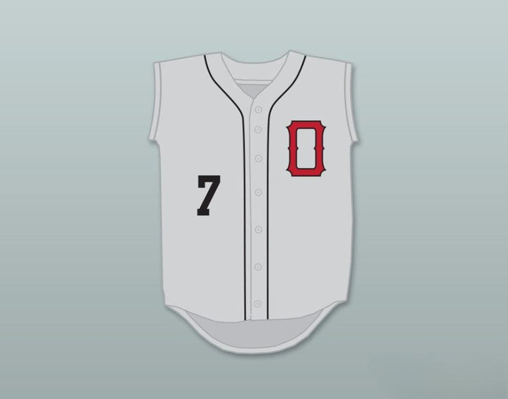 Custom Any Name Number MOOKIE BETTS 7 JOHN OVERTON HIGH SCHOOL  GRAY BASEBALL JERSEY 2 Top Stitched S-6XL