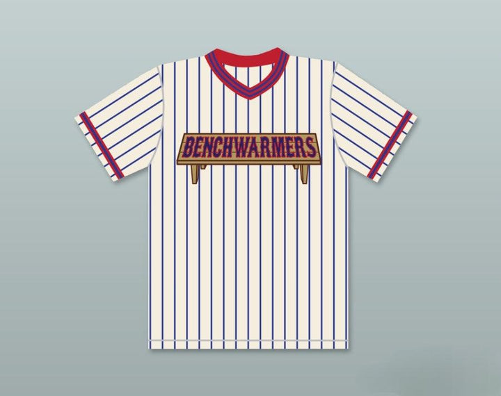 Custom Any Name Number CLARK REEDY 68 BENCHWARMERS PINSTRIPED BASEBALL JERSEY Top Stitched S-6XL