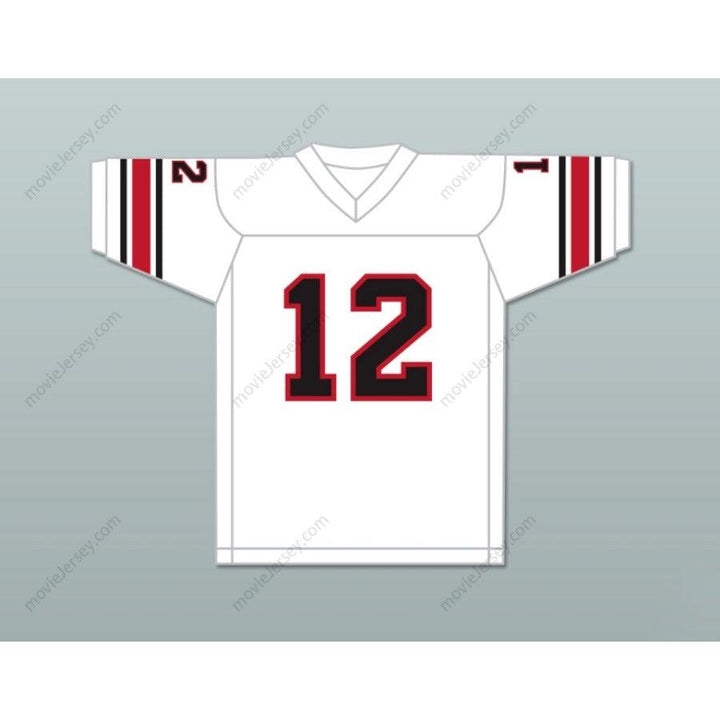 CUSTOM ANY Name Number 1984 USFL JIM KELLY 12 HOUSTON GAMBLERS ROAD Football Jersey Top Stitched S-6XL