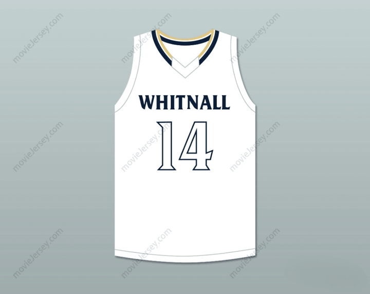 CUSTOM ANY Name Number TYLER HERRO 14 WHITNALL HIGH SCHOOL FALCONS WHITE BASKETBALL JERSEY Top Stitched S-6XL