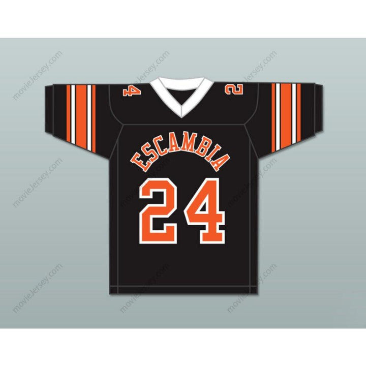 CUSTOM ANY Name Number EMMITT SMITH 24 ESCAMBIA HIGH SCHOOL GATORS BLACK FOOTBALL JERSEY Top Stitched S-6XL