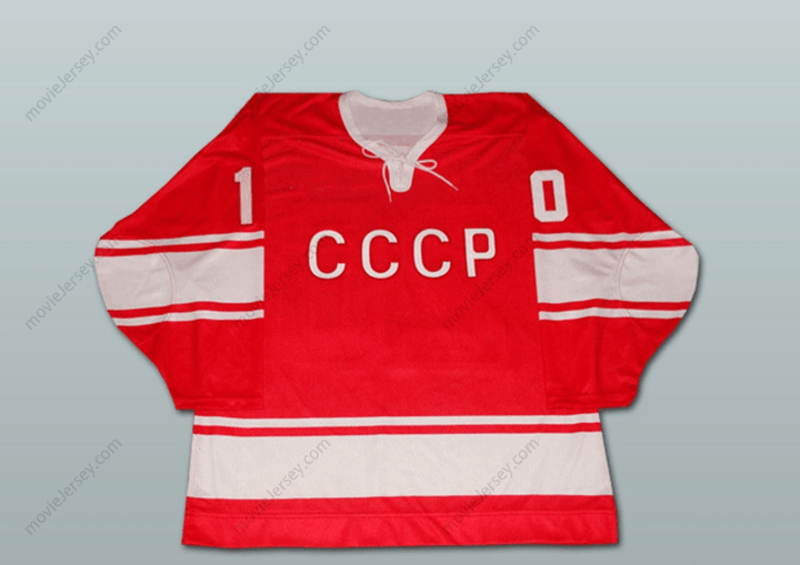 Custom Any Name Number Alexander Maltsev CCCP USSR Team Hockey Jersey Top Stitched S-6XL