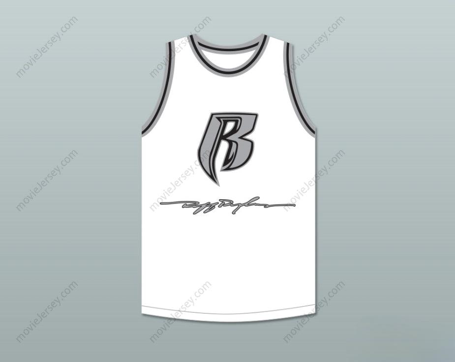 CUSTOM ANY Name Number DMX 84 ROUGH RYDERS WHITE BASKETBALL JERSEY 2 Top Stitched S-6XL