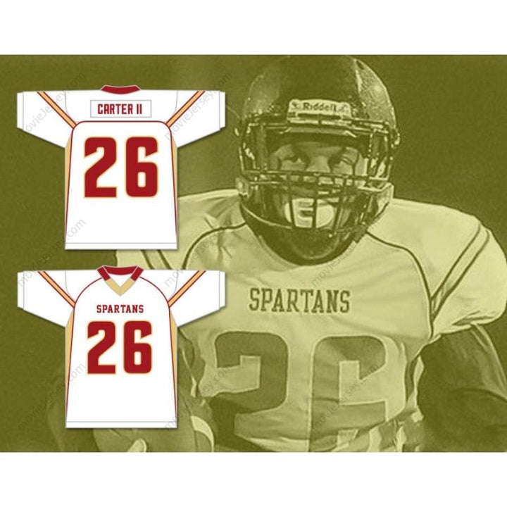 CUSTOM ANY Name Number MICHAEL CARTER II 26 SOUTH PAULDING HIGH SCHOOL SPARTANS Football Jersey Top Stitched S-6XL