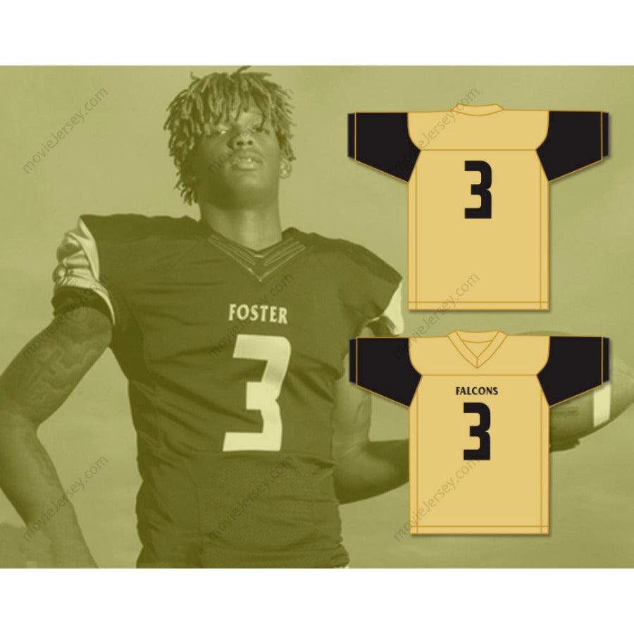 CUSTOM ANY Name Number CEEDEE LAMB 3 FOSTER HIGH SCHOOL FALCONS Football Jersey Top Stitched S-6XL