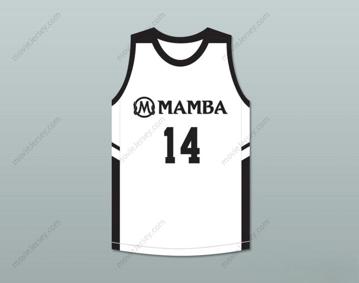 CUSTOM ANY Name Number PAYTON CHESTER 14 MAMBA BALLERS WHITE BASKETBALL JERSEY VERSION 2 Top Stitched S-6XL