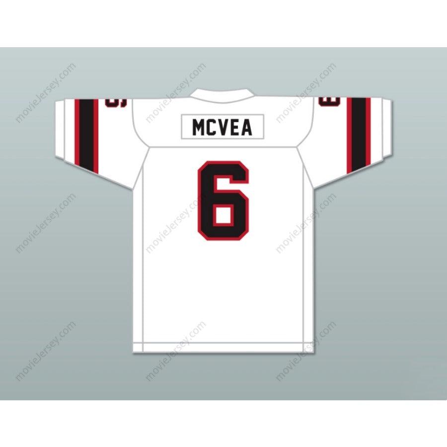 CUSTOM ANY Name Number 1974 WFL WARREN MCVEA 6 DETROIT WHEELS Football Jersey Top Stitched S-6XL