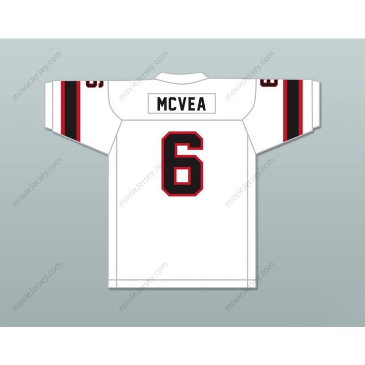 CUSTOM ANY Name Number 1974 WFL WARREN MCVEA 6 DETROIT WHEELS Football Jersey Top Stitched S-6XL