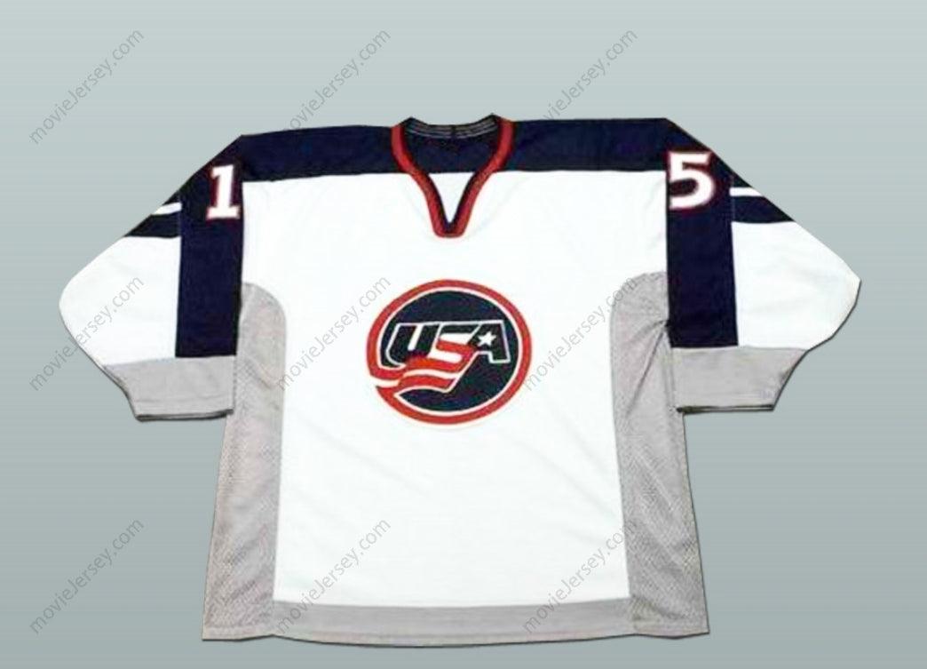 Custom Any Name Number Brett Hull 15 USA National Team Hockey Jersey Any Player or Number Stitched Top Stitched S-6XL