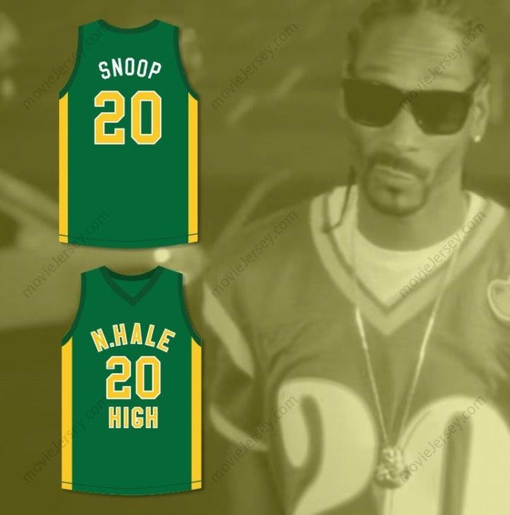 CUSTOM ANY Name Number SNOPP DOGG 20 N. HALE HIGH SCHOOL BASKETBALL JERSEY YOUNG, WILD AND FREE Top Stitched S-6XL