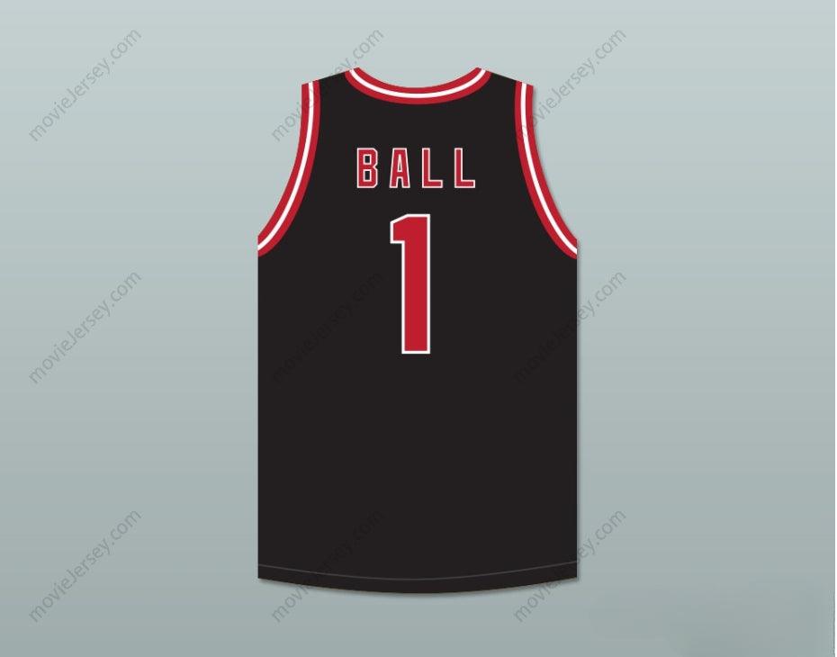 CUSTOM ANY Name Number LAMELO BALL 1 ILLAWARRA   BLACK BASKETBALL JERSEY 1 Top Stitched S-6XL