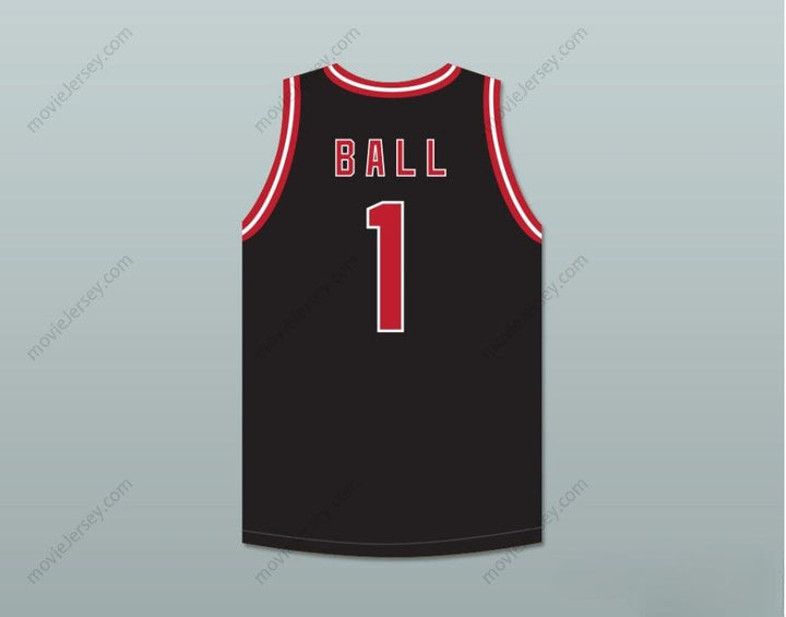 CUSTOM ANY Name Number LAMELO BALL 1 ILLAWARRA   BLACK BASKETBALL JERSEY 1 Top Stitched S-6XL