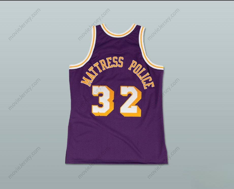 CUSTOM ANY Name Number FLETCH ALIAS SERIES MATTRESS POLICE 32 BASKETBALL JERSEY Top Stitched S-6XL