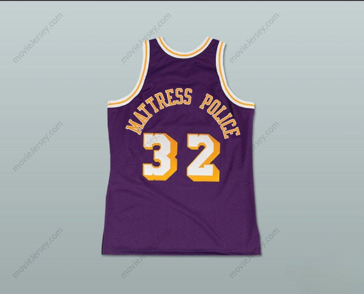 CUSTOM ANY Name Number FLETCH ALIAS SERIES MATTRESS POLICE 32 BASKETBALL JERSEY Top Stitched S-6XL
